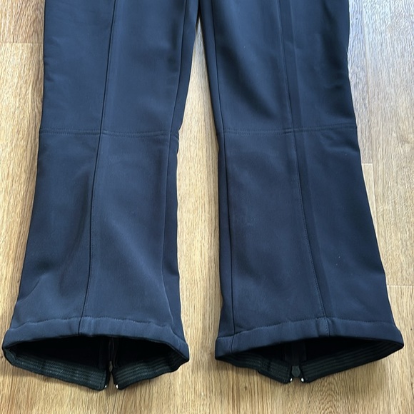 NILS Sportswear Entrant High Waist fleece lined Black Ski Snow Pants size 12 reg - Picture 7 of 11